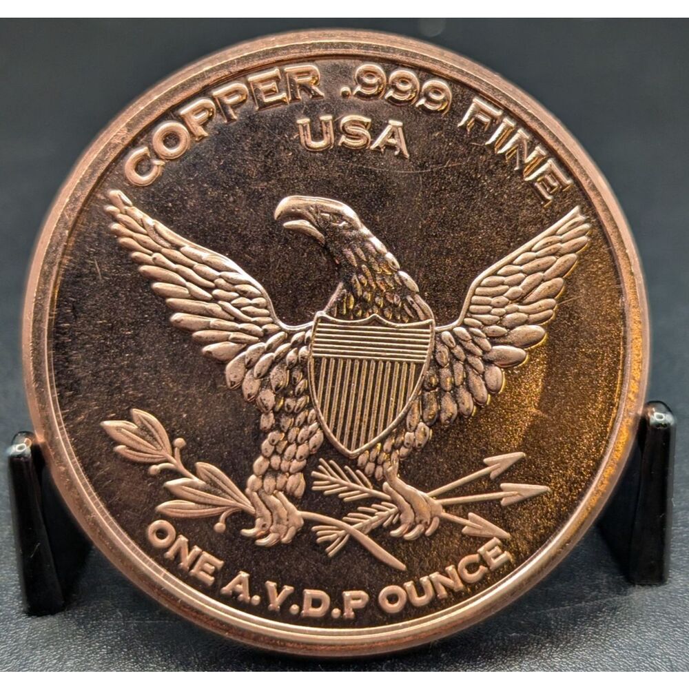 Velociraptor 1 oz .999 Copper Round • Lost World Series • USA Minted - Picture 3 of 3